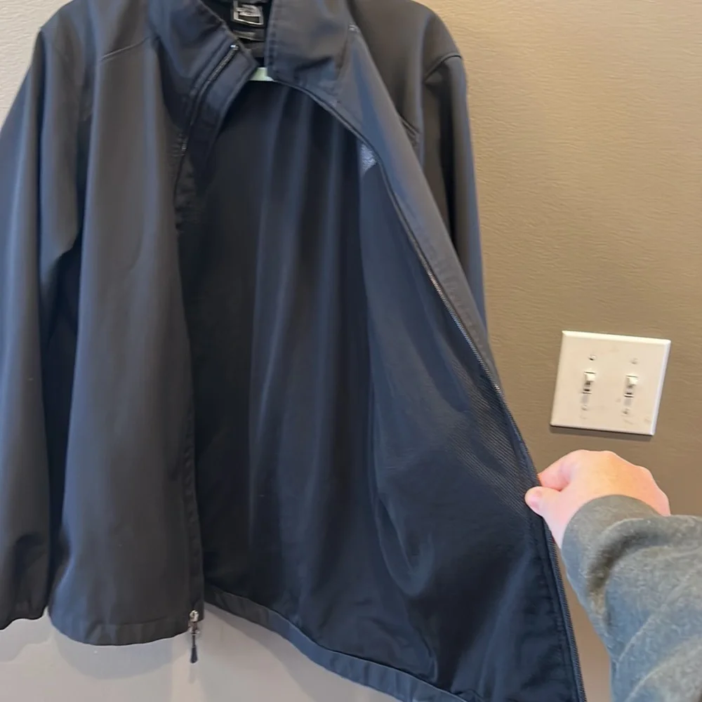 THE NORTH FACE Black Mens Sz large Full Zip Jacket